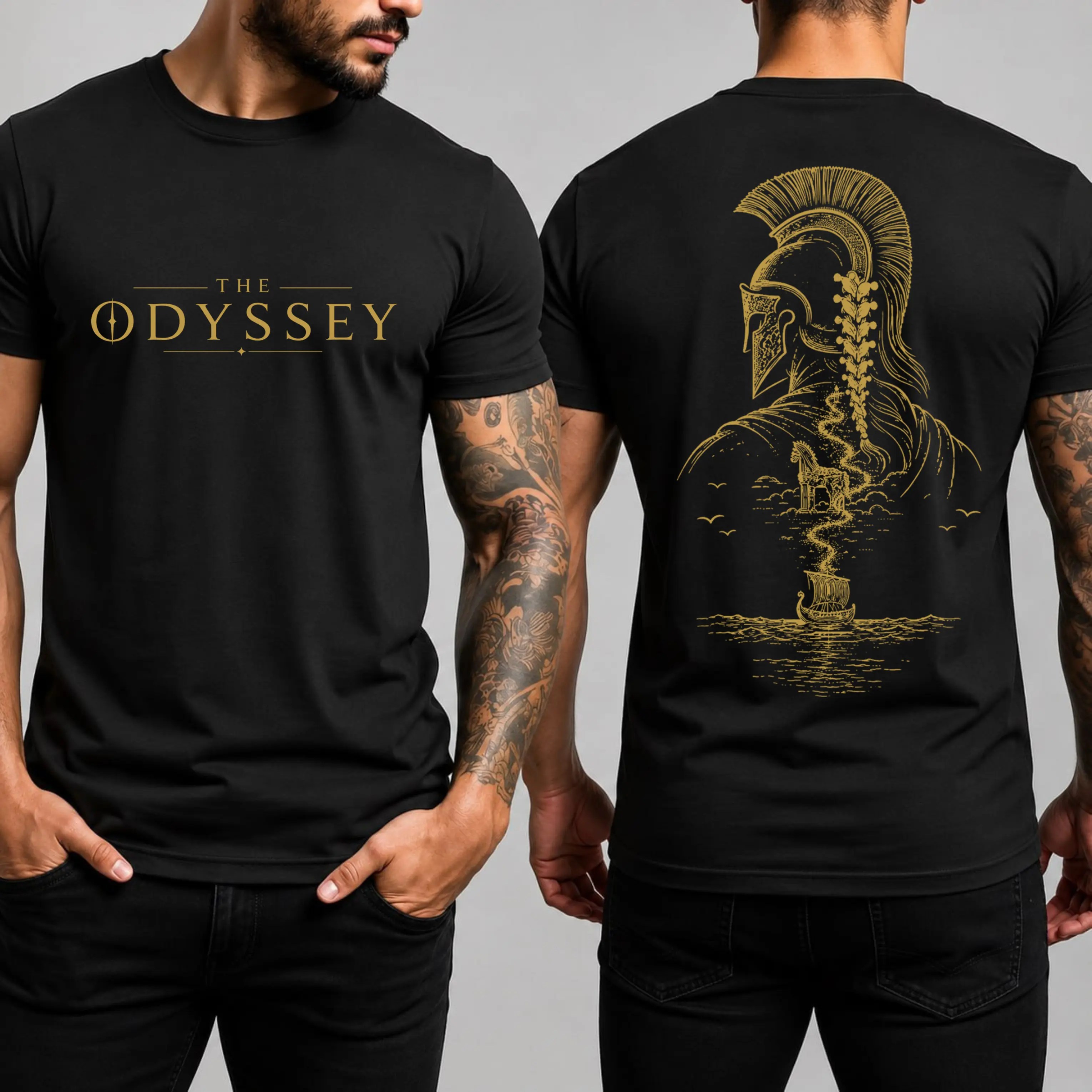 Odysseus Epic Hero T-Shirt, Homer Odyssey Graphic Tee, Ancient Greek Mythology Shirt, Classic Literature Gift, Made in USA
