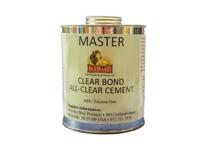 Petronio's Master Clear Bond All-Clear Cement Quart (Toluene Free)
