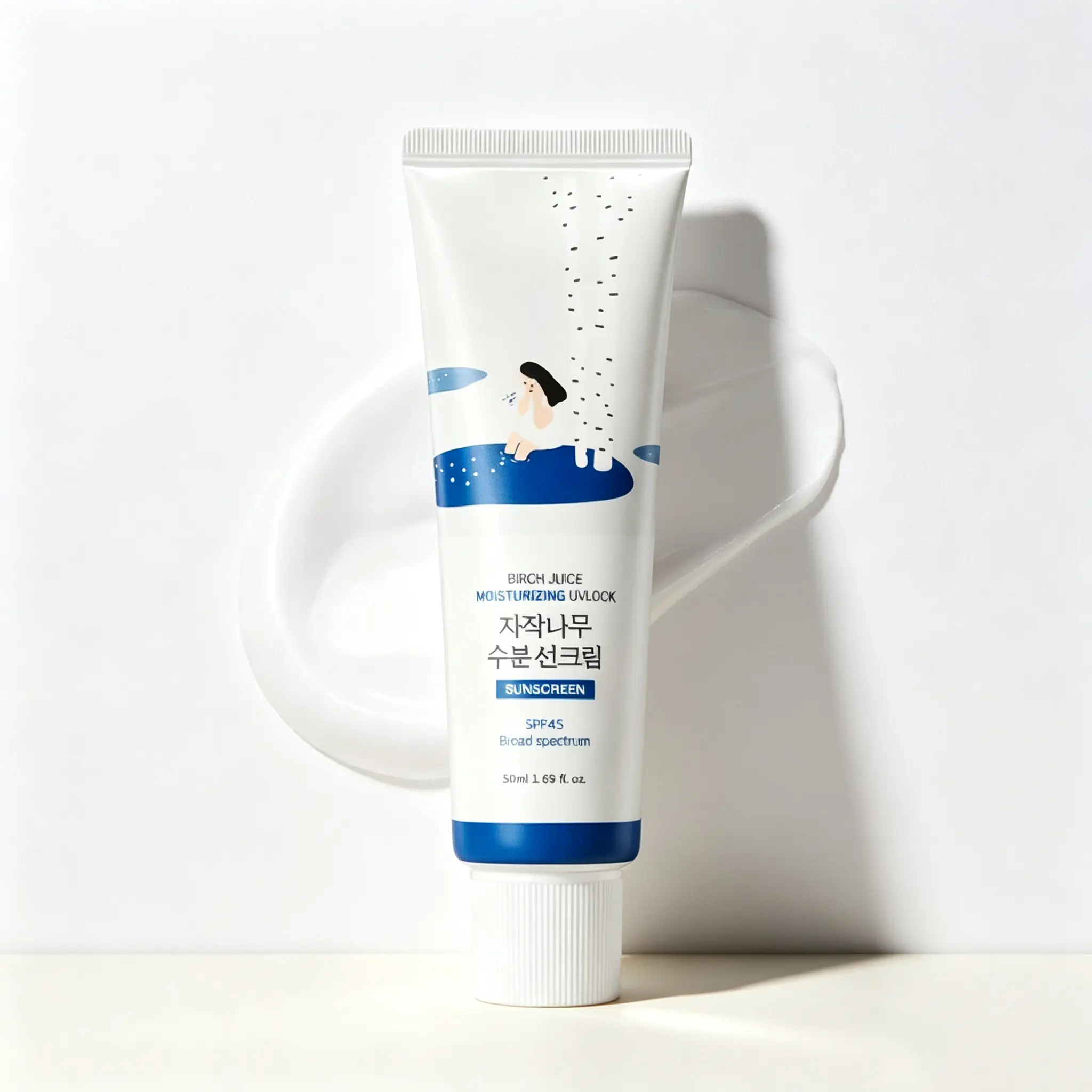 [ROUND LAB] Birch Juice Moisturizing Sunscreen (OTC Version), 50ml Facial Skincare Suncare with UV Protection and Hydration