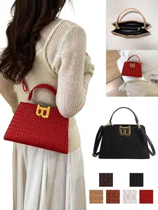 Elegant Design Bag, Durable Metal Lock & Hardware Accessories, Six Color Options, Perfect Fit for Various