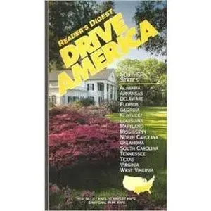 USED-Drive America: Road Atlas Southern States with 56 City Maps, 17 Airport Maps, 5 National Park Maps by Reader's Digest Association (Paperback)