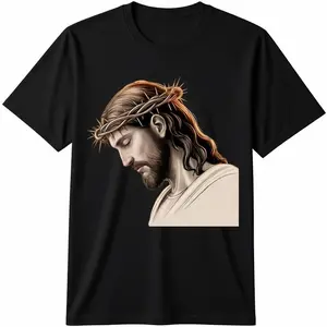 ian Jesus Graphic Faith God Fathers Dads Men Comfort Colors Adult Heavyweight T-Shirt