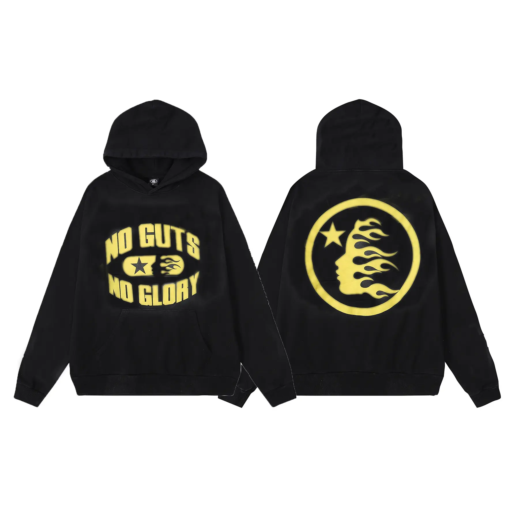 【 Cotton Hoodie 】 DY w10 Black