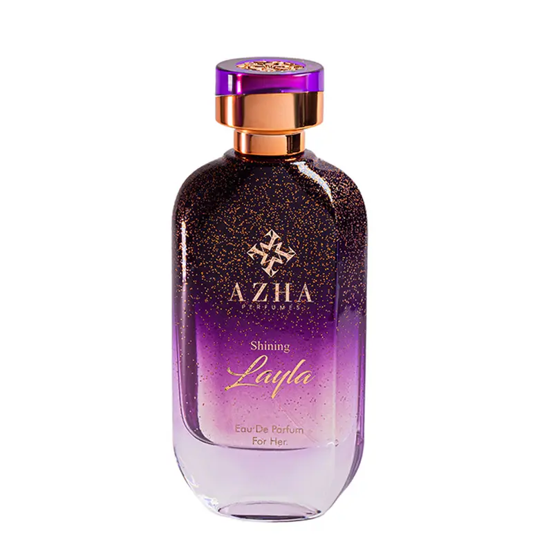 AZHA PERFUMES Women's Shining Layla Eau De Parfum - 100ml (3.4 fl oz, 3 to 3.9 fl oz range), Aromatic Chic Gourmand Scent with Coconut & Vanilla, Fragrance Long Lasting, Dessertlike Heart Women's Fragrance