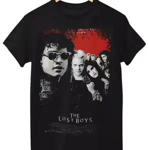 The Lost Boys Vintage Movie Shirt, 90s Horror Film Poster Tee, Retro Vampire Graphic T-Shirt, Unisex Fan Gift