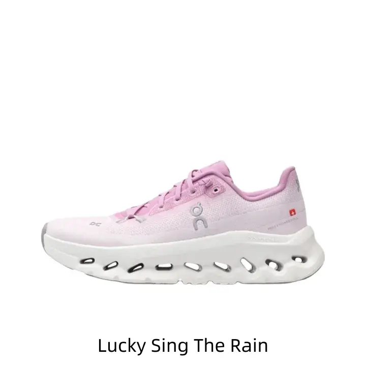 Collectible Bright Pastel Pink Low-Top Running Sneakers - Breathable Mesh, Curved Hollow Design, Chunky White Midsole, Deep Pink Collar Lining, Sweet Girly Sports Footwear for Hobby Display