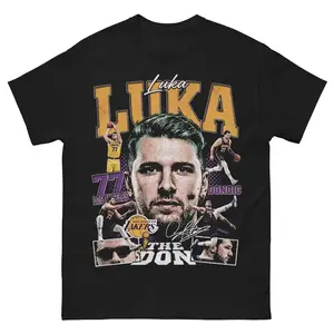 Vintage Luka Doncic Graphic Tee Shirt Basketball Player Print – Unisex Fit
