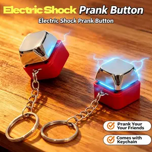 Mini Shock Prank Keychain  Compact Gag Gadget for Quick Laugh & Wake-Up Jolt