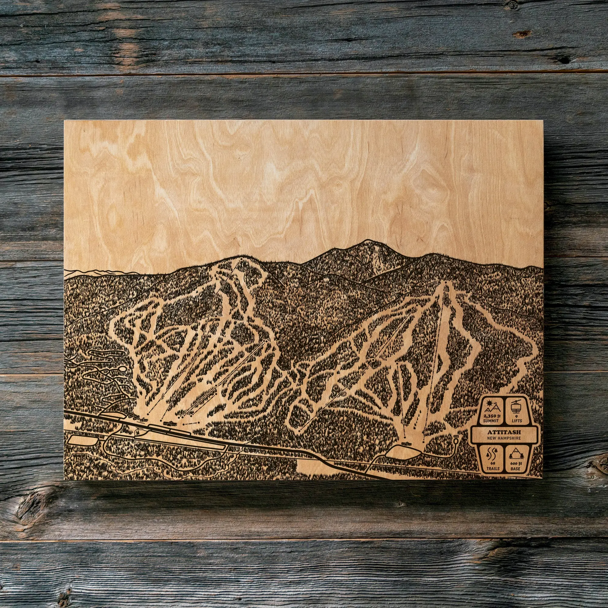 Attitash, New Hampshire Ski Trail Map