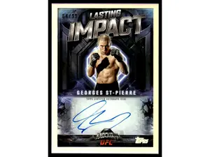 2025 Topps Knockout UFC Georges ST-Pierre Lasting Impact Auto /99