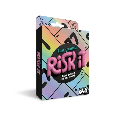 I'm Gonna Risk It: A Card Game of Risk and Reward, Cards Game, Family Fun Game, Party Game Cards, Easy To Learn