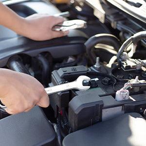 【Restock Sale】GARVEE Ratcheting Wrench Set 20 PCS SAE 1/4"-3/4", Metric 6-19mm, Flex Head 72-Tooth, Chrome Vanadium Steel, Includes Storage Bag