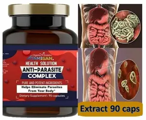 Intestinal Parasite Cleanse Detox Dietary Capsules Supports Digestion Natural 90 Healthcare Vitamin Organic Fitness Bathroom