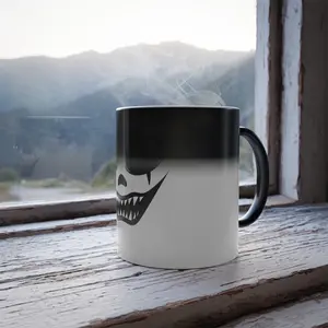 Joker Color Morphing Mug - 11oz - Heat Reactive Ceramic Cup - Hand Wash Recommended