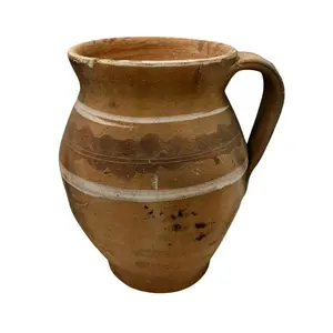 Antique Hungarian Folk Art Cooking Pottery