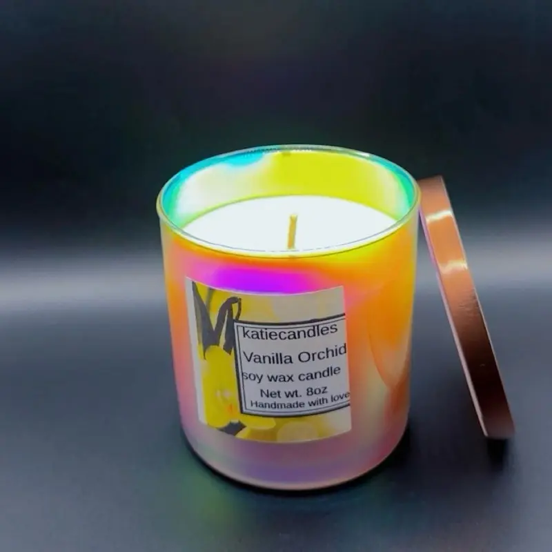 Vanilla Orchid Luxury Scented Candle  Decor