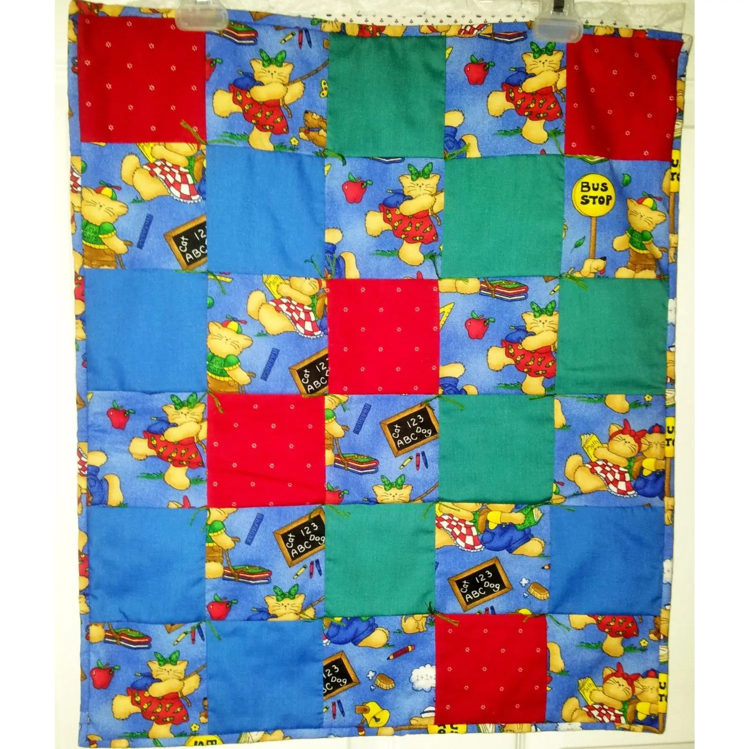 School Days Kitties Doll Quilt