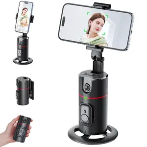 Auto Face Tracking Tripod, with Remote, 360° Rotation Body Phone Camera Mount Extendable No App, Smart Shooting Cellphone Smartphone Mobile Holder