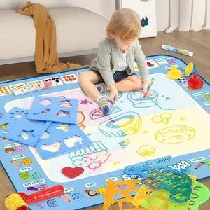 Magic Water Painting Mat, 1 Set Creative Children's Painting Set, Reusable Painting Supplies for Painting, Graffiti, Doodle, Drawing Supplies