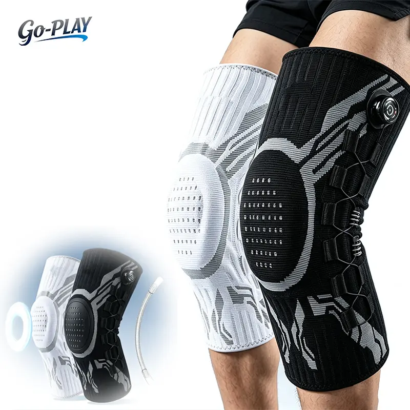 Adjustable Dial Knee Brace for Men & Women, Compression Knee Support Sleeve with Patella Stabilizer, Breathable Knee Wrap for Running, Basketball, Gym, Workout, Fitness & Sports Recovery