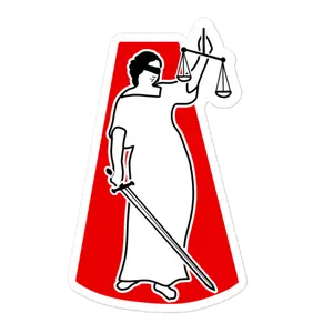 Blind Justice Sticker
