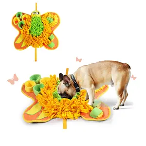 NPET Snuffle Mat for Dogs, 20"x16" Dog Feeding Mat for Training Interactive Sniffing Game Encourages Natural Foraging Skills