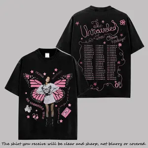 The Unraveled Tour 2026 Premium Cotton T-Shirt, Sad Girl Pop Star Graphic Music Shirt, Gift For Livie Fan Graphic Tee, Concert Tour Merch Shirt