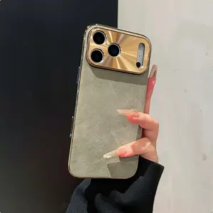 Luxury New Full Coverage Electroplated Phone Case, Compatible with iPhone 17 Pro Max, Anti-Drop Dustproof Back Cover, 17 Pro Max Phone Case