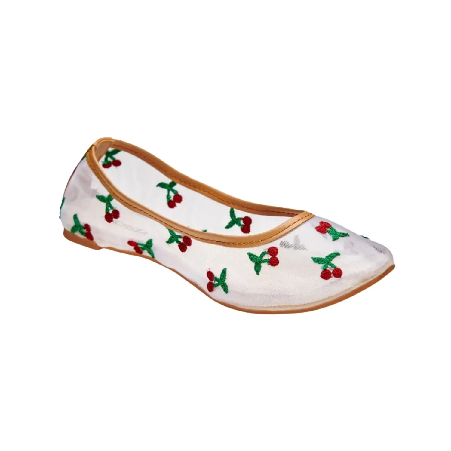 Fuchsia Cherry Mesh Flat R135
