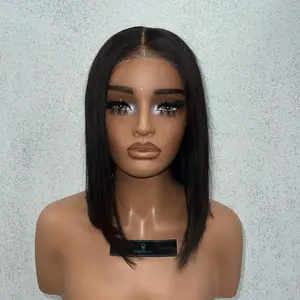 IMSOFLAWLESSHAIR 7x5 Closure Glueless Wig – 10” Bob | Natural 1B | 100% Human Hair