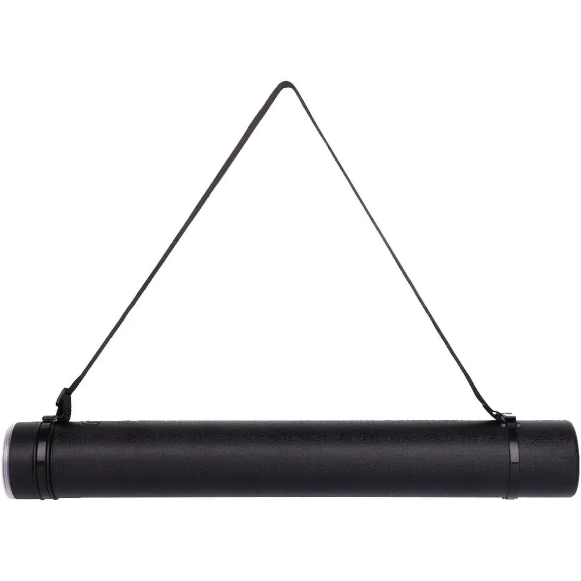 Durable Poster Storage Tube with Straps 24"-40" Extendable for Blueprints, Artwork, Maps, Posters Color Black
