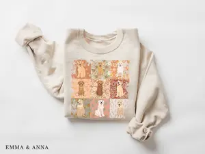 Golden Retriever Sweatshirt, Golden Retriever Crewneck, Dog Lover Gift, Dog Mom Shirt, Golden Mama, Dog Owner Gift, Golden Dog Sweatshirt