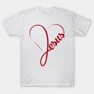 [100% Cotton] Walking With Jesus Minimalist Design T-Shirt - Modern Christian Wear Golf Gift T-Shirt For Men And Women