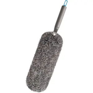 Microfiber Duster with Washable and  Duster , Microfiber Dusters for Household Cleaning, Gray
