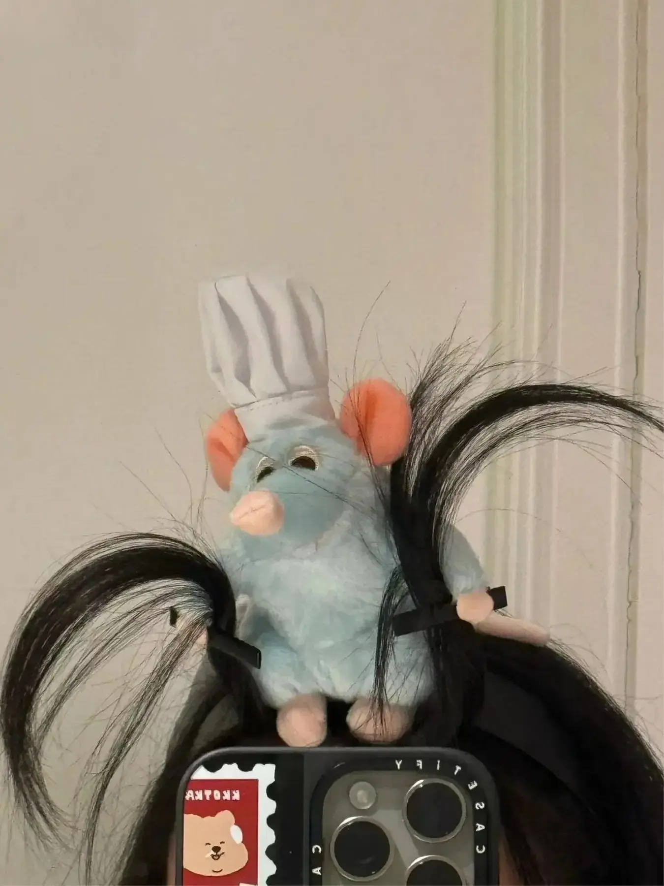 Cute Cartoon Mouse Plush Hairband, Fun Halloween Party Accessory, Comfortable Reusable Headwear, Perfect for Women's Makeup and Events, Cute Headbands