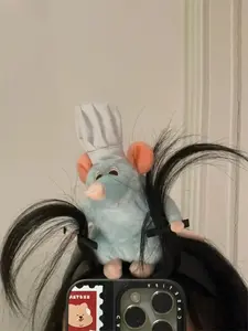 Cute Cartoon Mouse Plush Hairband, Fun Halloween Party Accessory, Comfortable Reusable Headwear, Perfect for Women's Makeup and Events