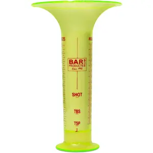 Pour Tester for Bartenders - Liquid Measuring Tool w/ 1 Ounce Shot Line and Measurements up to 2.5 Oz (75ml) - Fits in Shaker Tin - Use for Restaurant Bar  and Testing Kits