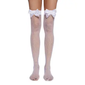 Runway Model Thigh Highs - White