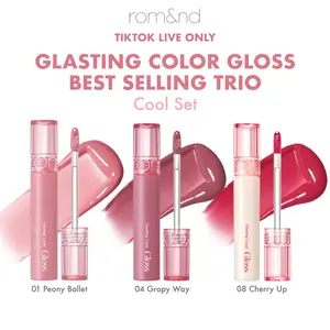 [rom&nd Live Exclusive Bundle] Glasting Color Gloss Trio