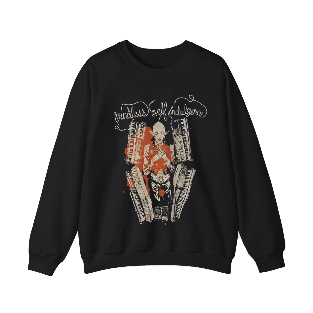 Mindless Self Indulgence Black Men's Sweatshirt, Vintage Rock Punk Goth Shirt, Gift for Fans, Cotton Unisex Men's T-Shirt