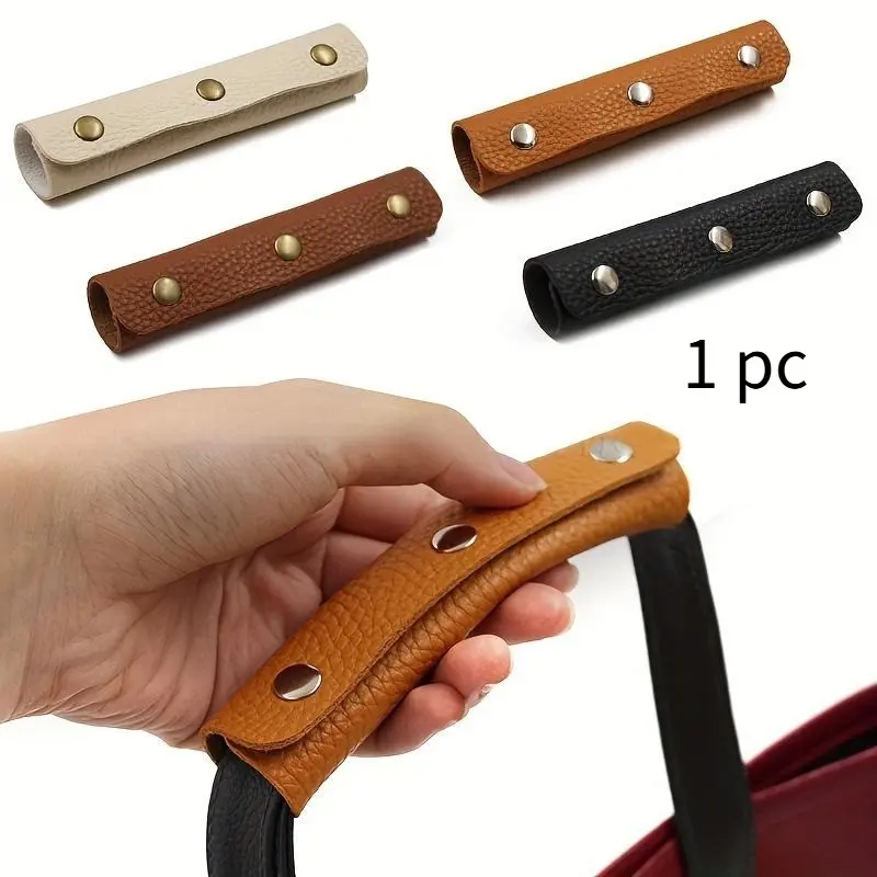 1pc Premium Leather Bag Handle - Ergonomic Pressure-Reducing Design for Comfortable Carrying, Sturdy and Durable - Suitable for Shopping Bags and Travel Bags, Perfect for Daily Use
