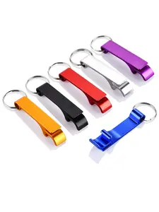 6/24PCS Colorful Beer Bottle Openers, Premium Metal Keychain Bottle Opener, Beverage Bottle Opener, Bottle Cap Opener for Men, Women, Small and Practical, Easy to Carry, Open the Lids of Beer Bottle Easily