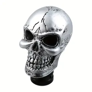 Customizable Skull Gear Shift Knob - Easy Install, Comfort Grip for Cars, Trucks, SUVs - Diverse Color Options