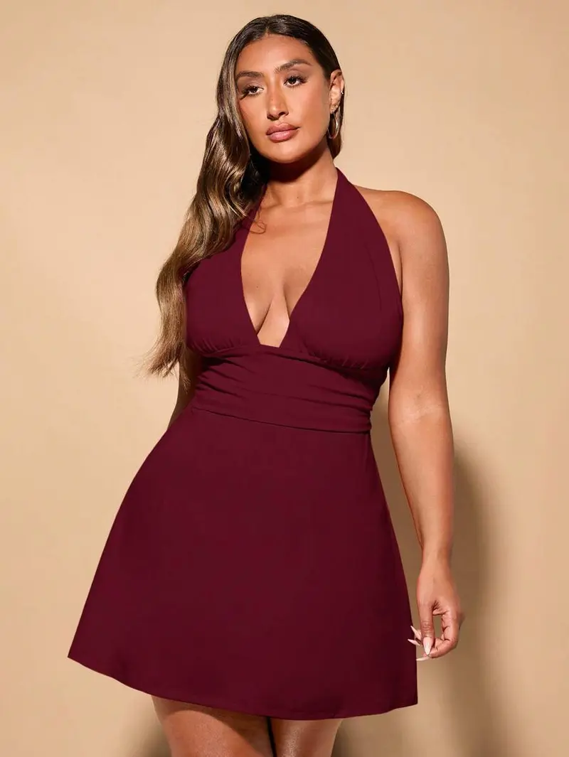 plus size shein red holiday dress - TikTok Shop plus size shein red holiday dress - TikTok Shop