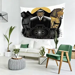 Alpha Phi Alpha Fraternity Tapestry, a horizontal decorative tapestry suitable for living room, bedroom, office or party decoration, the perfect gift idea, wall decoration tapestry.