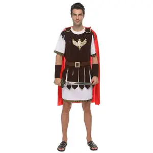 Roman Gladiator Costume, Medieval Royal Knight Costume, Stage Performance Costume, Role Playing Costume, Cosplay Costume, Party Costume, Menswear, Clothes