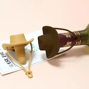 【Tycol】 Viral TikTok Cowboy Hat Wine Stopper! Perfect Gift for Wine Lovers & Collectors  Airtight Silicone Cork, Arrives Fast for Valentine‘s Day!  #TikTokMadeMeBuyIt #ViralGift #WineAccessories #WineTok #HomeBar