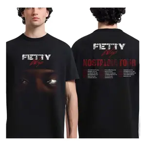 Fetty Wap Nostalgia Tour 2026 Two-Sided T-Shirt, North America Concert Graphic Tee, Retro Hip Hop Tour Shirt, Vintage Rap Fan Merch, Streetwear Music Tee