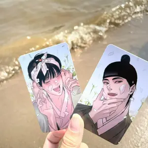 2 Pcs/Set Korean Male Male Love Cute Boys Manhwa Lomo Card Yoon Seung-Ho‌,Baek Na-Kyeom‌ HD Photocard for Fans Collection Gift