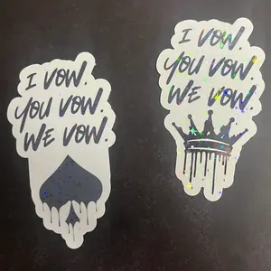 The Lords Series - I vow, You vow, We vow XL sticker - Barrington university, the Ritual, The Sacrifice, The Sinner, Carnage, Madness